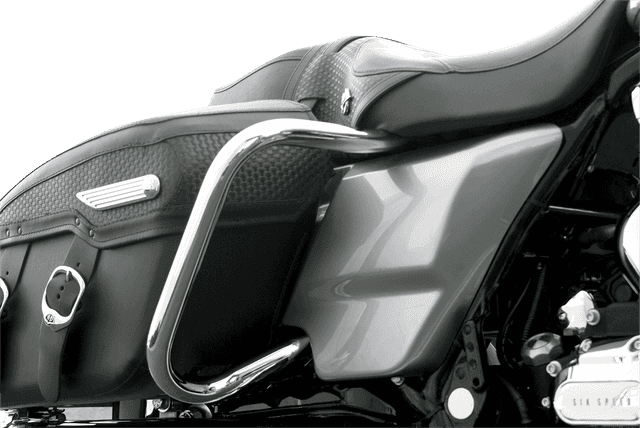 DRAG SPECIALTIES 0506-0512 Rear Saddlebag Bars - Chrome - HD Touring '97-'13 — image 2 of 2
