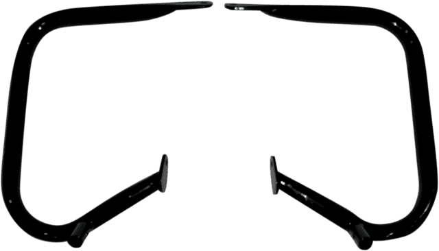 DRAG SPECIALTIES 0506-0513 Rear Saddlebag Bars - Black - HD Touring '97-'13