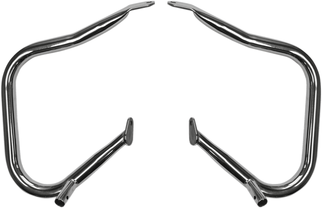 DRAG SPECIALTIES 0506-0789 Rear Saddlebag Bars - Chrome - HD Touring/Trike '14-'21