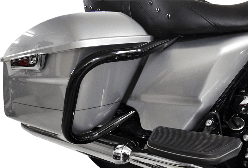 DRAG SPECIALTIES 0506-0790 Rear Saddlebag Bars - Black - HD Touring/Trike '14-'21 — image 2 of 2