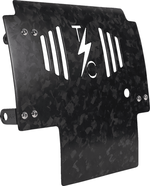 THRASHIN SUPPLY CO. 0506-2532 Skid Plate - Carbon Fiber/Forged - With Black Brackets - FLHX/FLTRX — image 5 of 9