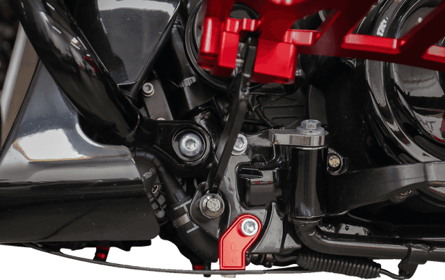 THRASHIN SUPPLY CO. 0506-2533 Skid Plate - Carbon Fiber/Forged - With Red Brackets - FLHX/FLTRX — image 10 of 10