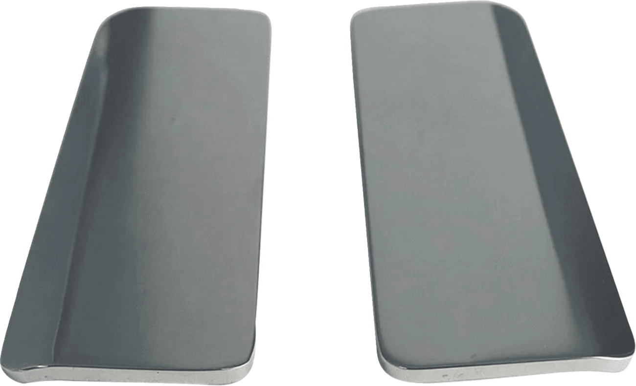 PAUL YAFFE BAGGER NATION 05062567 Saddlebag Skid Plates - Silver