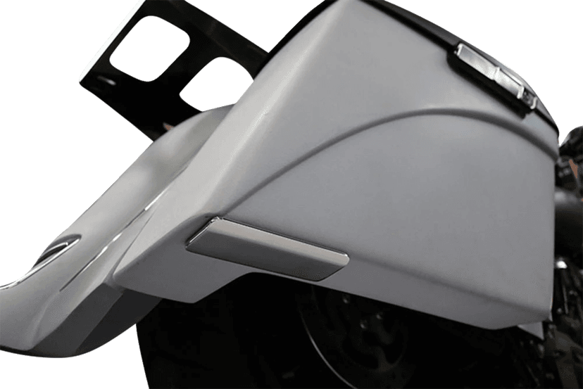 PAUL YAFFE BAGGER NATION 05062567 Saddlebag Skid Plates - Silver — image 2 of 2