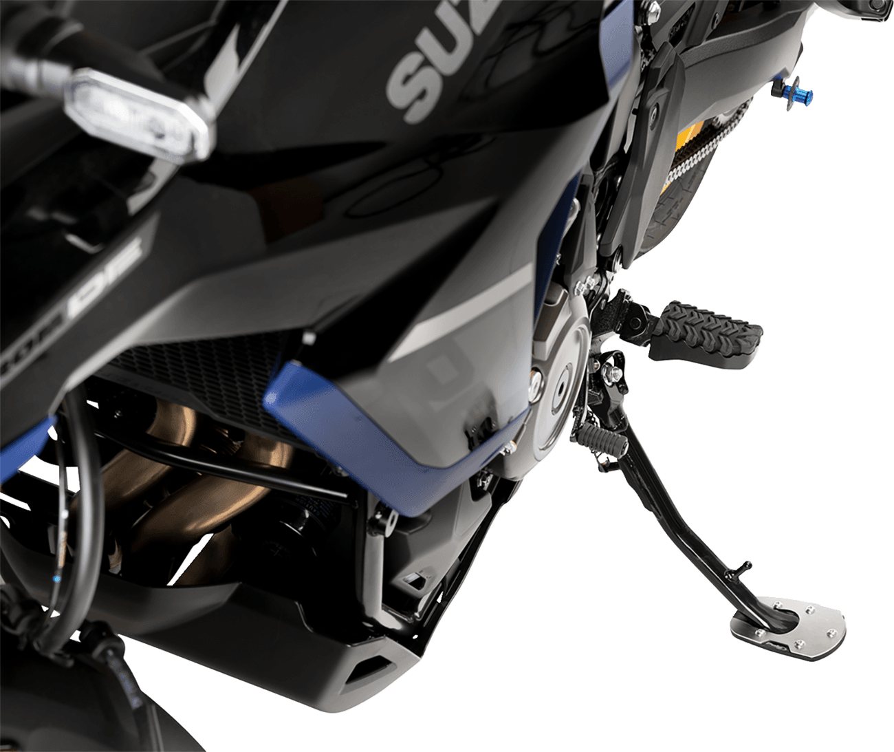 PUIG HI-TECH PARTS 0510-0756 Kickstand Pad Extension - Suzuki - GS/V-Strom