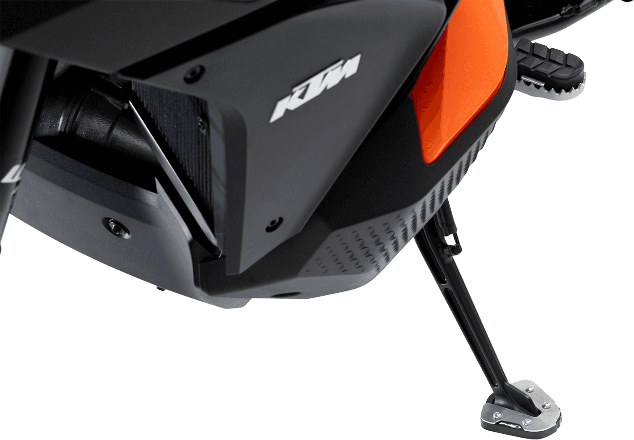 PUIG HI-TECH PARTS 0510-0757 Kickstand Pad Extension - KTM - Adventure