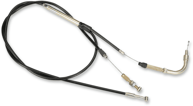 PARTS UNLIMITED 05-13938 Black Vinyl Throttle Cable - Bombardier