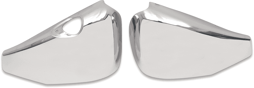 DRAG SPECIALTIES 0520-0404 Side Cover - Right - Chrome - HD Sportster '04-'09