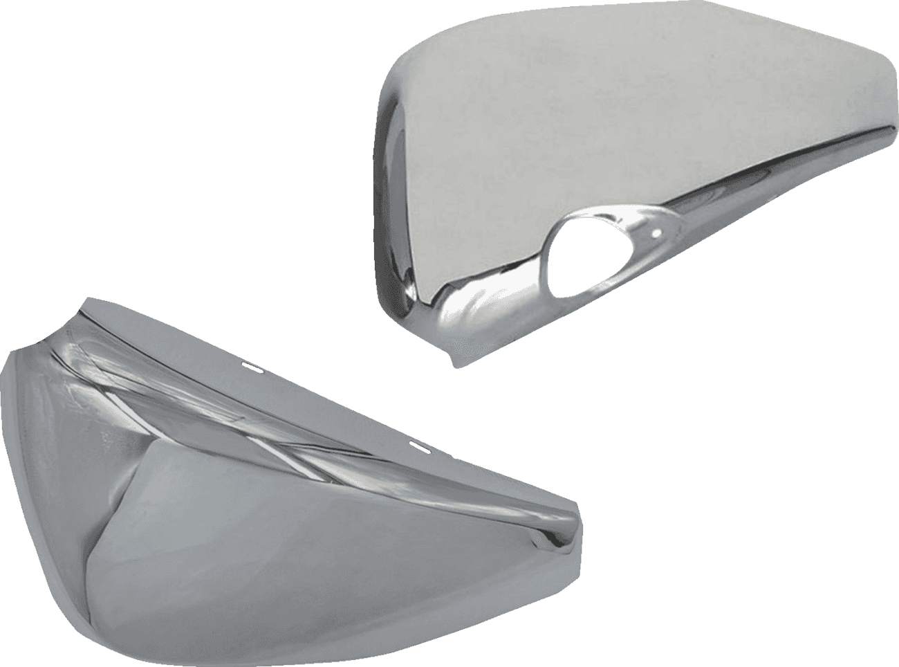 DRAG SPECIALTIES 0520-3720 Side Cover - Right - Chrome - HD Sportster '14-'22