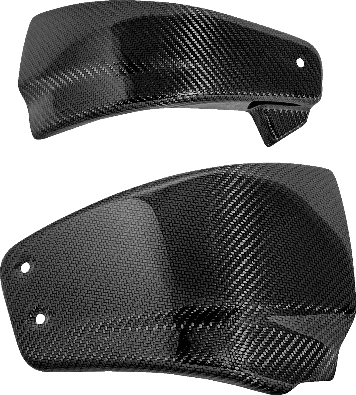SADDLEMEN 0520-4273 Side Covers - Carbon Fiber/Gloss - HD Softail '18-'24
