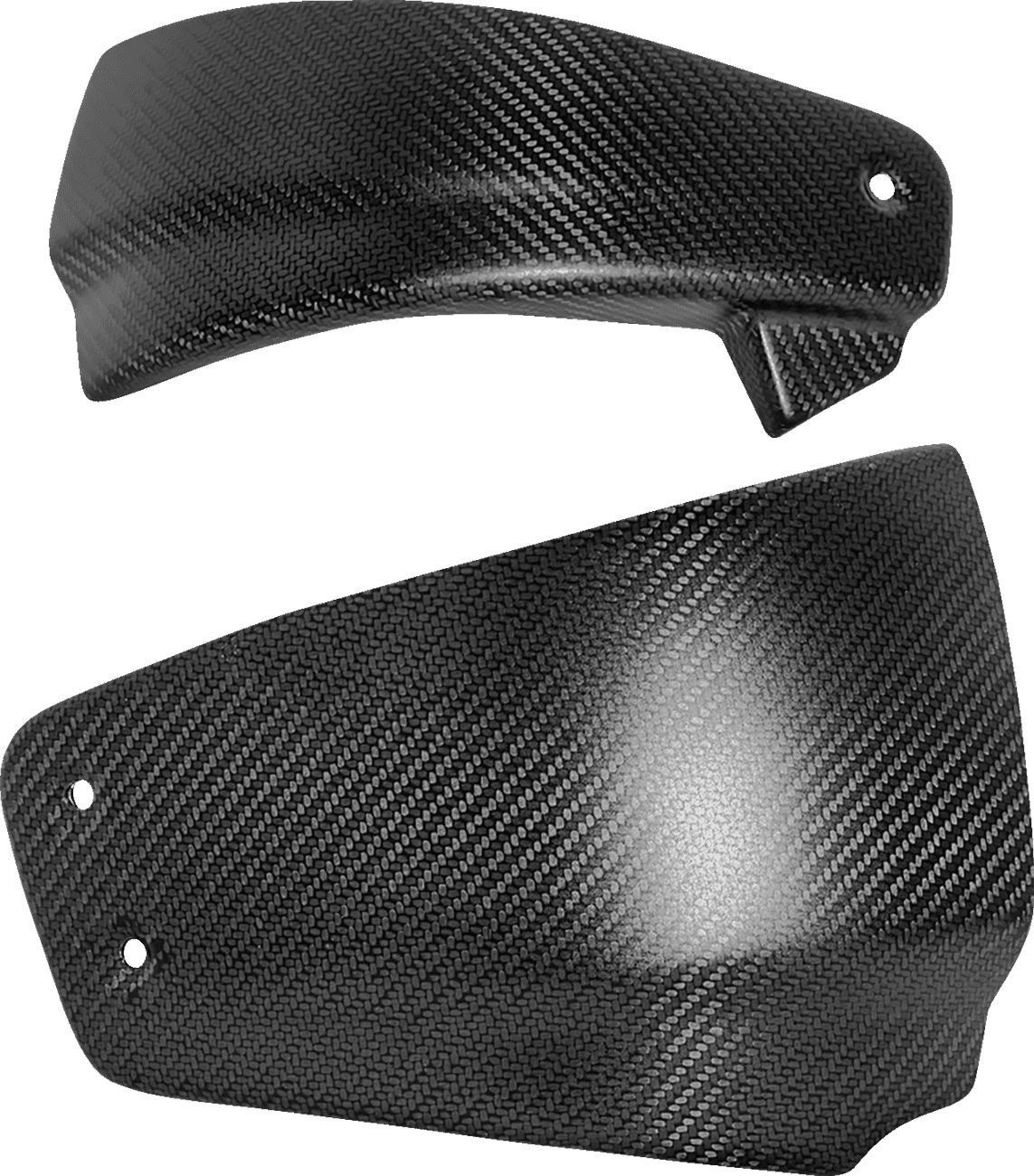 SADDLEMEN 0520-4274 Side Covers - Carbon Fiber/Matte - HD Softail '18-'24