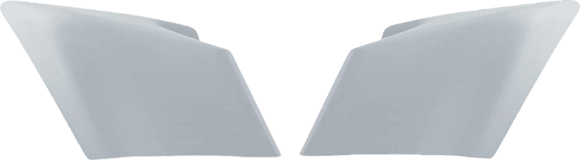 PAUL YAFFE BAGGER NATION 05204415 Swoop Side Covers - Smooth - Stock Saddlebags - HD — image 1 of 4