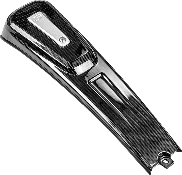 SADDLEMEN 0520-4422 Dash Console - Side Fill - Carbon Fiber/Gloss - Harley-Davidson® - Softail — image 1 of 2