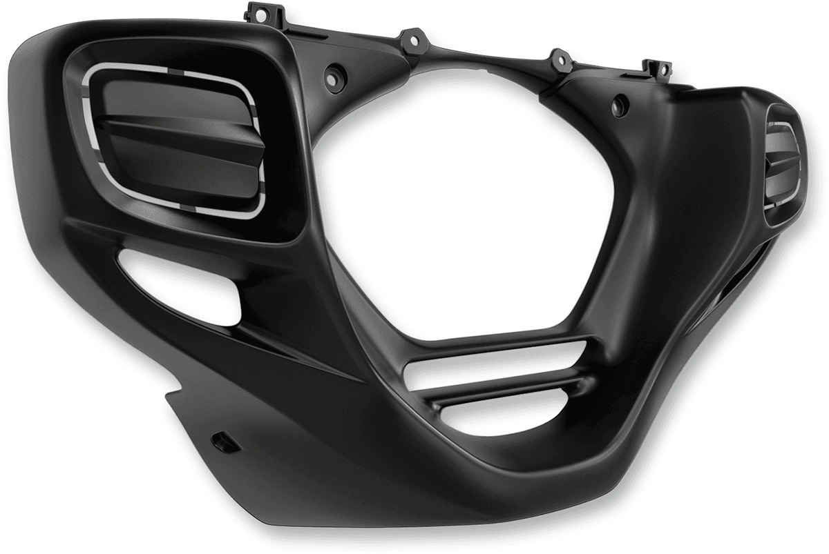 SHOW CHROME 0521-1551 Lower Cowls - Black - Rectangular
