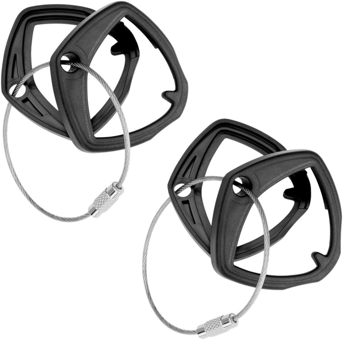 SHOW CHROME 0521-1676 Key Covers - Black - Can-Am Spyder