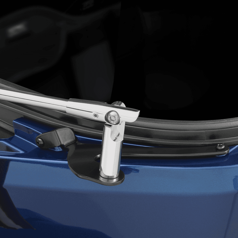 SHOW CHROME 0521-2001 Folding Flag Pole - Left - Chrome - Can-Am - Spyder — image 4 of 6