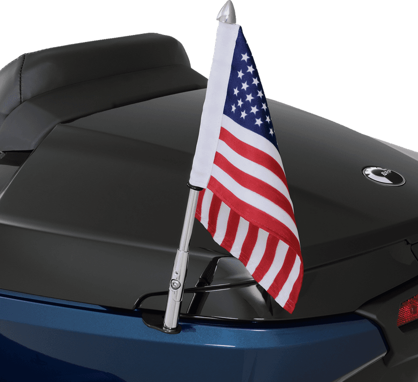 SHOW CHROME 0521-2001 Folding Flag Pole - Left - Chrome - Can-Am - Spyder — image 5 of 6