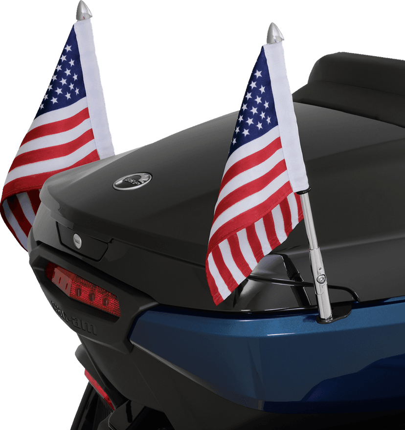 SHOW CHROME 0521-2001 Folding Flag Pole - Left - Chrome - Can-Am - Spyder — image 6 of 6