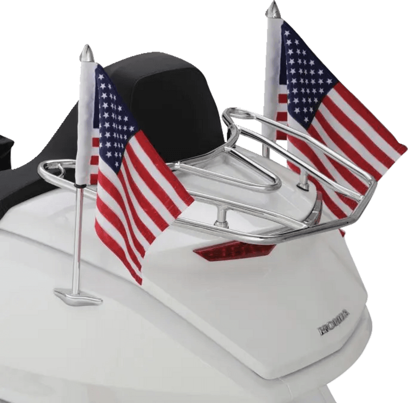 SHOW CHROME 0521-2061 Flag Pole - Chrome - GL 1800 — image 2 of 2