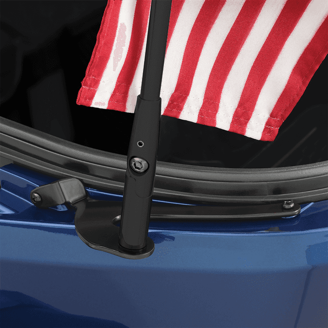 SHOW CHROME 0521-2063 Folding Flag Pole - Left - Black - Can-Am - Spyder — image 5 of 5