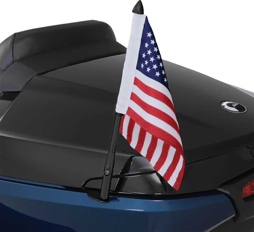 SHOW CHROME 0521-2063 Folding Flag Pole - Left - Black - Can-Am - Spyder — image 4 of 5