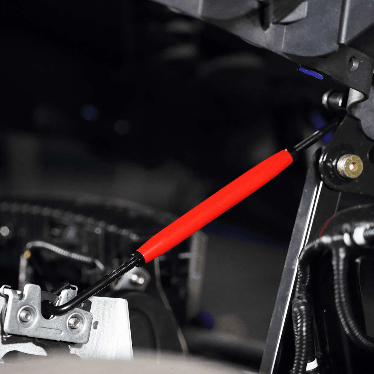 SHOW CHROME 0521-2105 Hood Rod - Adjustable - Polaris Slingshot