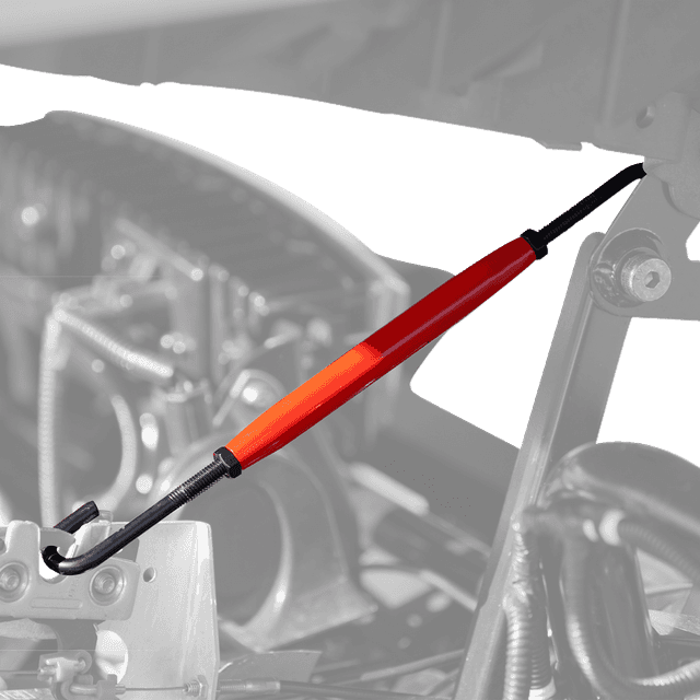SHOW CHROME 0521-2105 Hood Rod - Adjustable - Polaris Slingshot — image 2 of 10