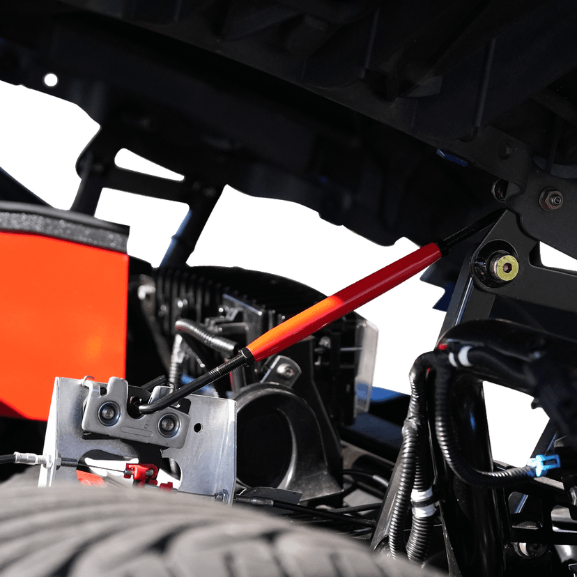SHOW CHROME 0521-2105 Hood Rod - Adjustable - Polaris Slingshot — image 3 of 10