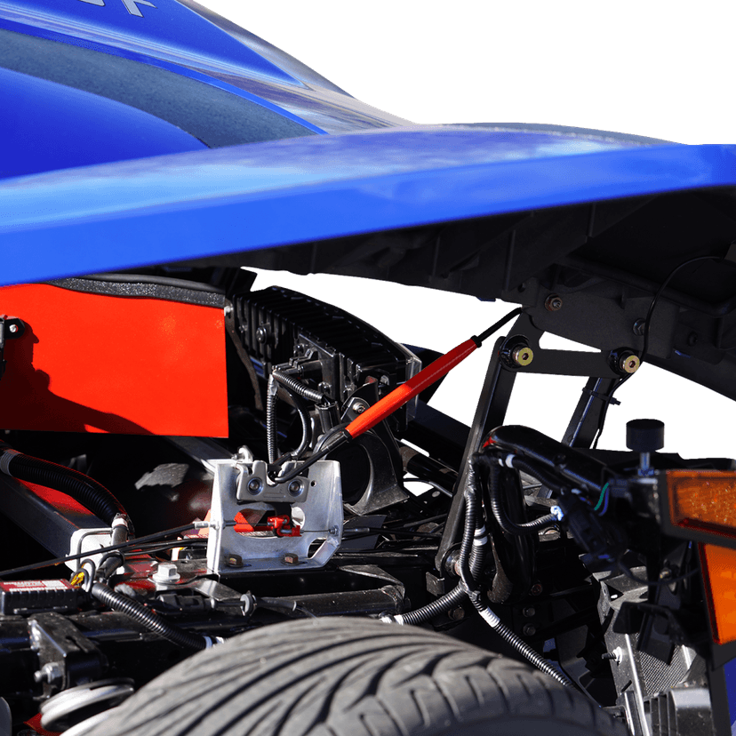 SHOW CHROME 0521-2105 Hood Rod - Adjustable - Polaris Slingshot — image 6 of 10