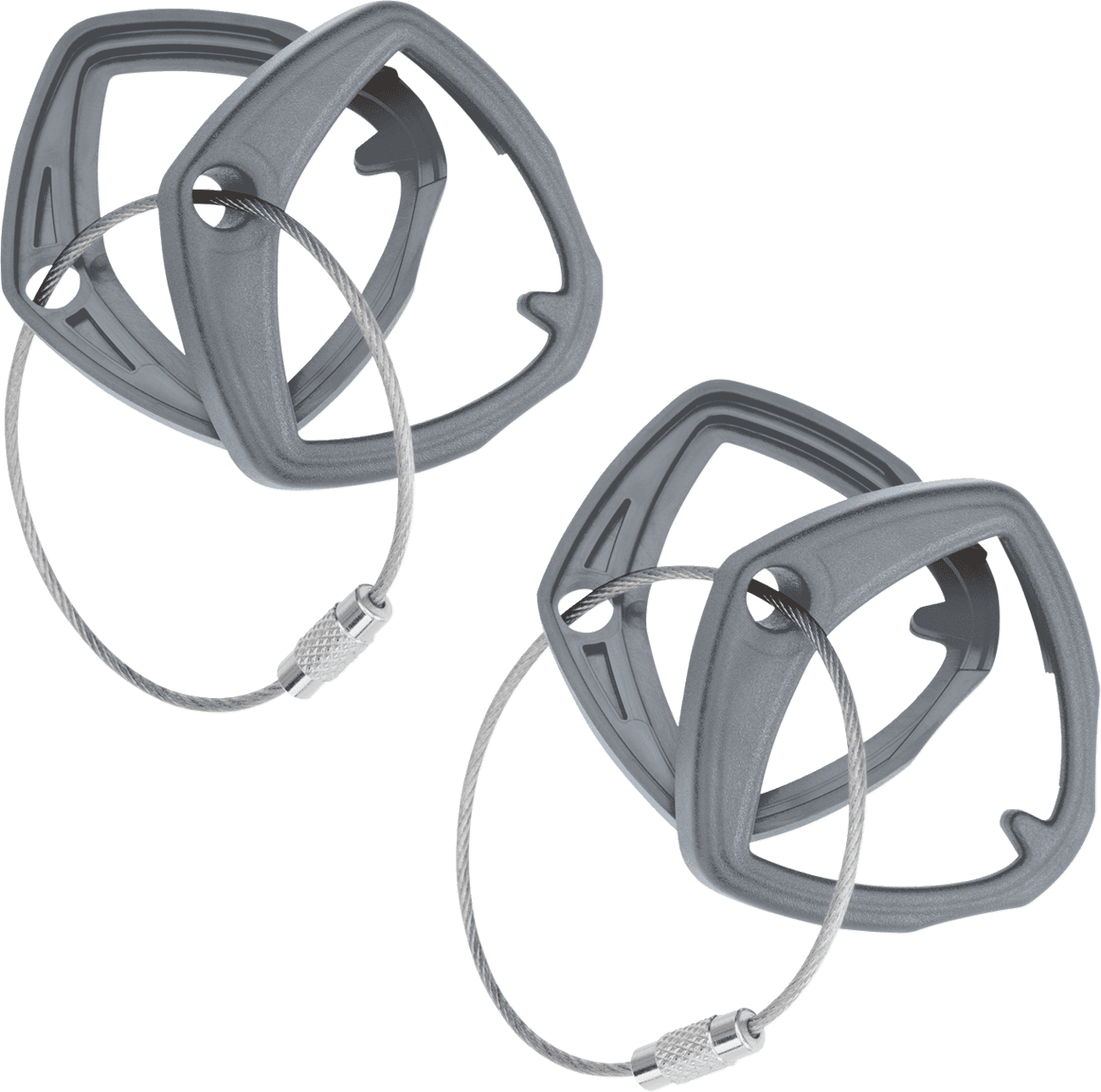 SHOW CHROME 0521-2133 Key Covers - Gray - Can-Am - Spider
