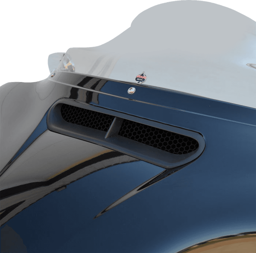 KLOCK WERKS 05212199 Fairing Vent Screen - Honeycomb - Black – FLHT/FLHX — image 2 of 2