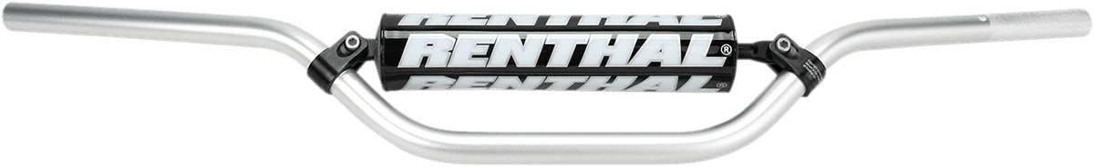 RENTHAL 0601-0448 7/8" Off-Road Handlebar - 809 - RC High - Silver