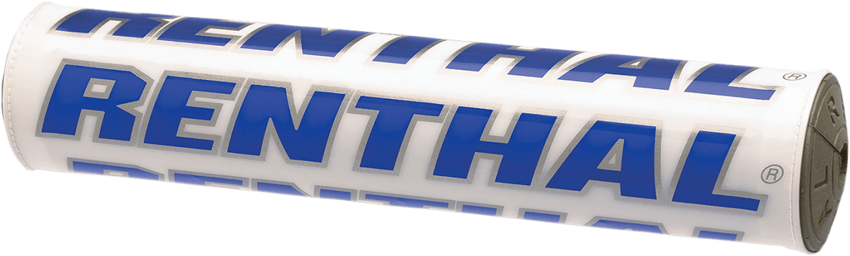 RENTHAL 0601-0457 SX Crossbar Pad - 10" - White/Blue