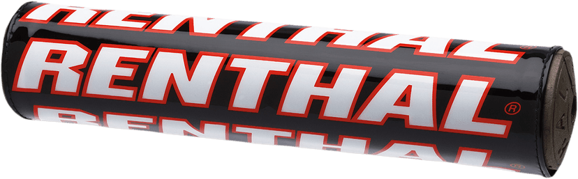 RENTHAL 0601-0458 SX Crossbar Pad - 10" - Black/Red