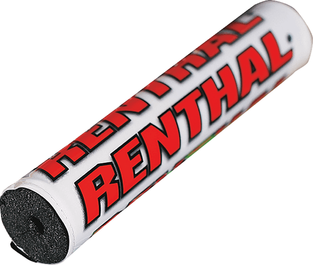 RENTHAL 0601-0459 SX Crossbar Pad - 10" - White/Red — image 1 of 2