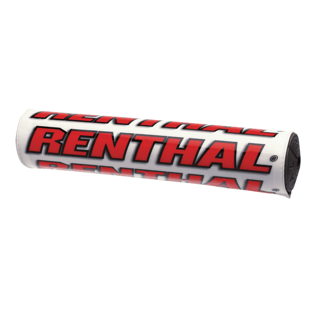 RENTHAL 0601-0459 SX Crossbar Pad - 10" - White/Red — image 2 of 2
