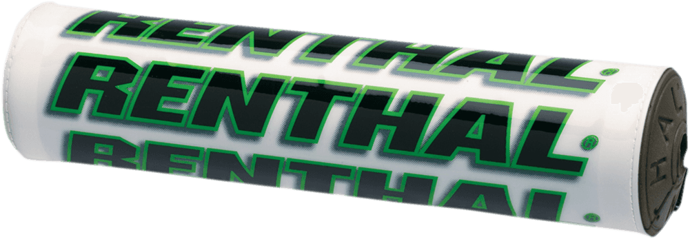 RENTHAL 0601-0460 SX Crossbar Pad - 10" - White/Green