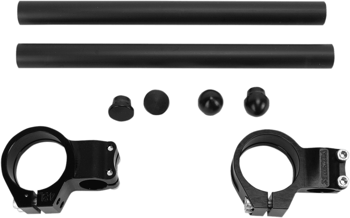 VORTEX 0601-0591 Clip-On Handlebar - 41 mm - 7° - Black