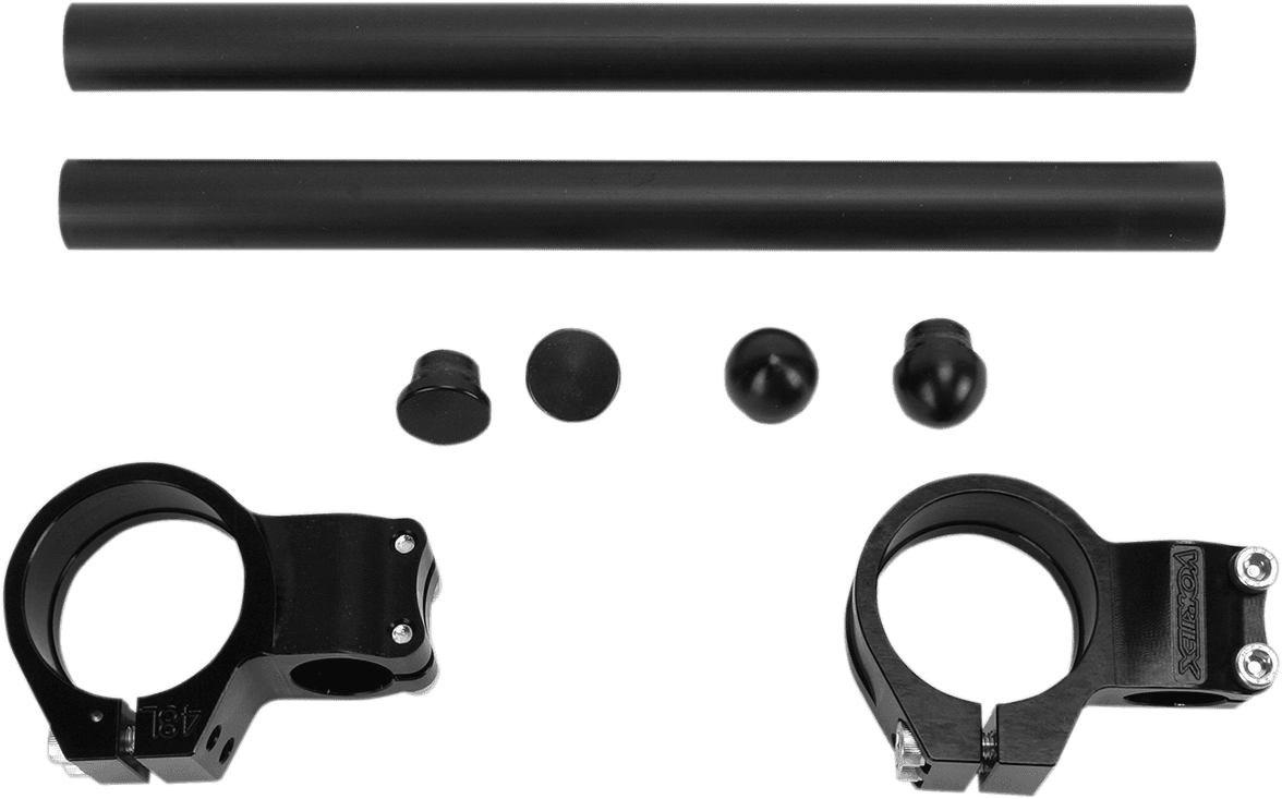 VORTEX 0601-0591 Clip-On Handlebar - 41 mm - 7° - Black