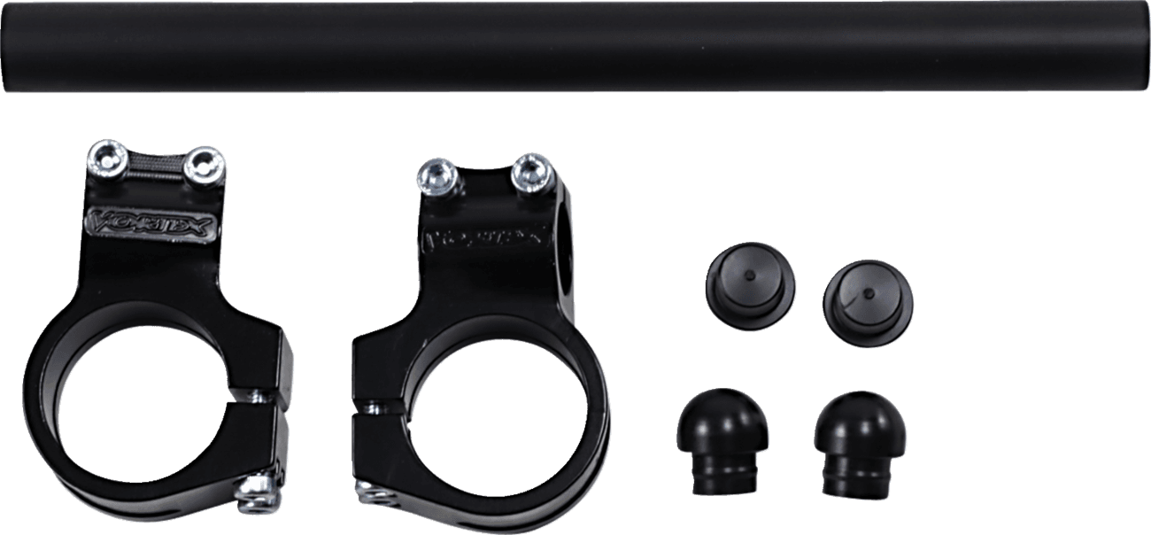 VORTEX 0601-0592 Clip-On Handlebar - 43 mm - 7° - Black