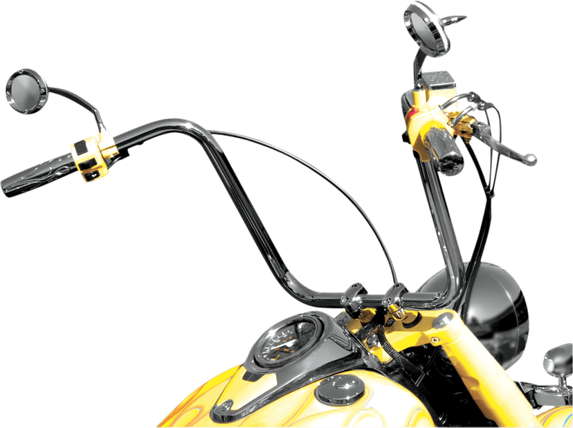 BARON 0601-0997 1-1/4" Kong Bar Handlebar - 16" - Chrome — image 2 of 2