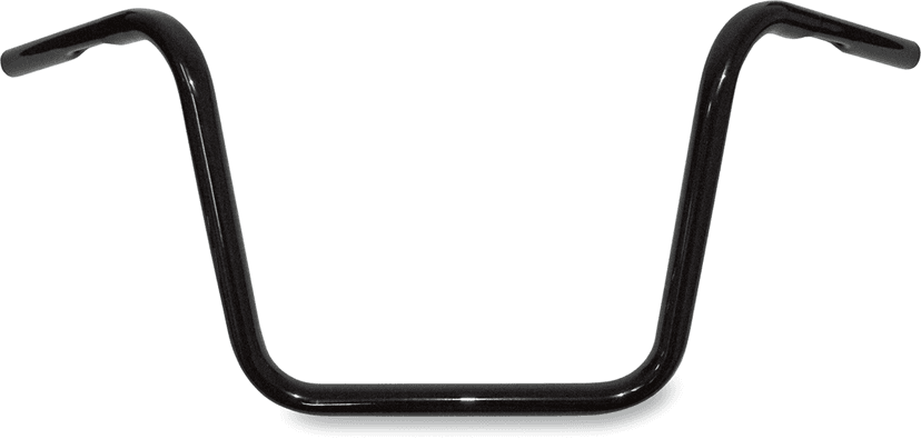 DRAG SPECIALTIES 0601-1214 1" Touring Handlebar - Ape Hanger - 10" - TBW - Black