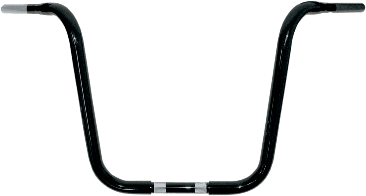 DRAG SPECIALTIES 0601-1242 1-1/4" Buffalo Touring Handlebar - 14" - TBW - Black