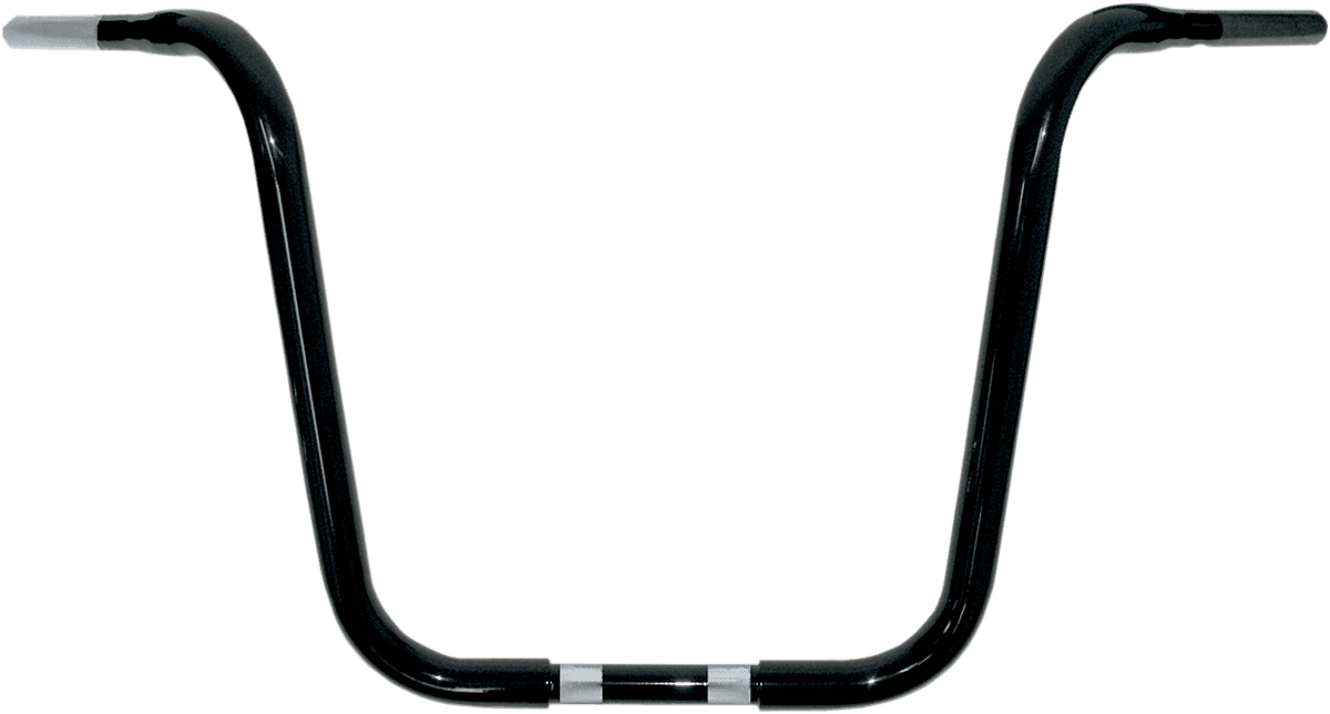 DRAG SPECIALTIES 0601-1244 1-1/4" Buffalo Touring Handlebar - 18" - TBW - Black