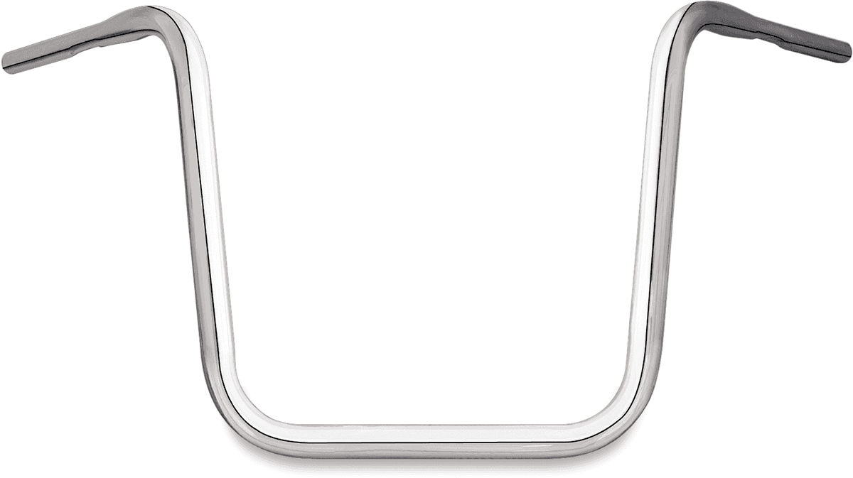 BARON 0601-1491 Hefty 1-1/4" Liner Ape Hanger Handlebar - 14-1/2" - Chrome