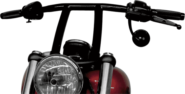 TODD'S CYCLE 0601-1881 1-1/4" Blackline Club Handlebar - 9" - Black — image 3 of 3