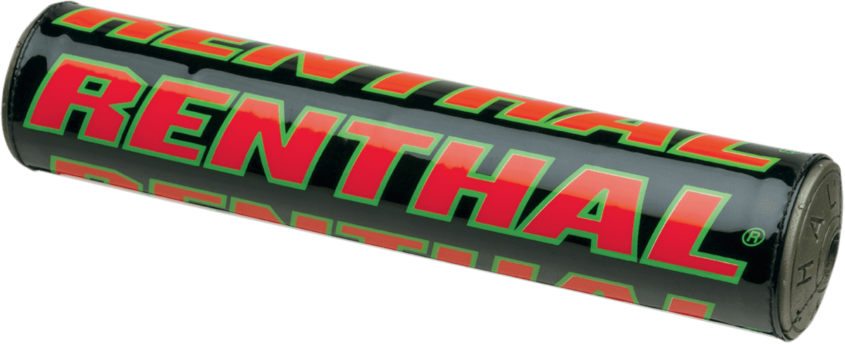 RENTHAL 0601-2150 Team Issue Crossbar Pad - Black/Red/Green