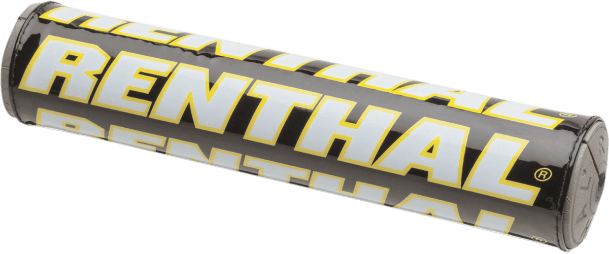 RENTHAL 0601-2152 Team Issue Crossbar Pad - Black/White/Yellow