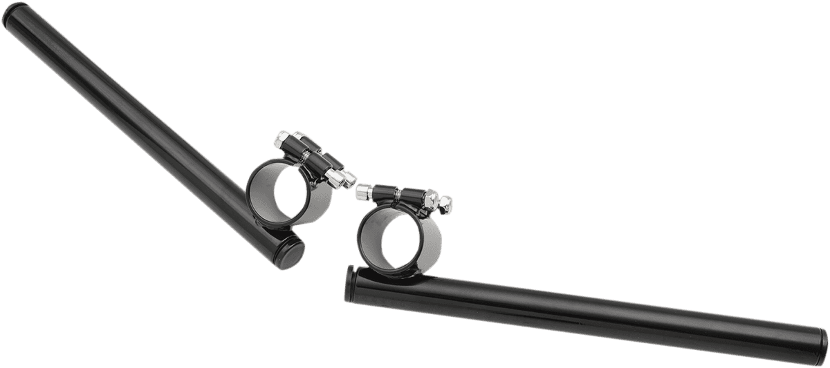 EMGO 0601-2439 1" Clip-On Handlebar - 39 mm - Dimpled - Black
