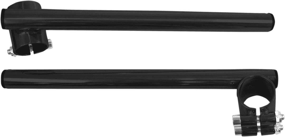 EMGO 0601-2445 7/8" Steel Clip-On Handlebar - 35 mm - Black